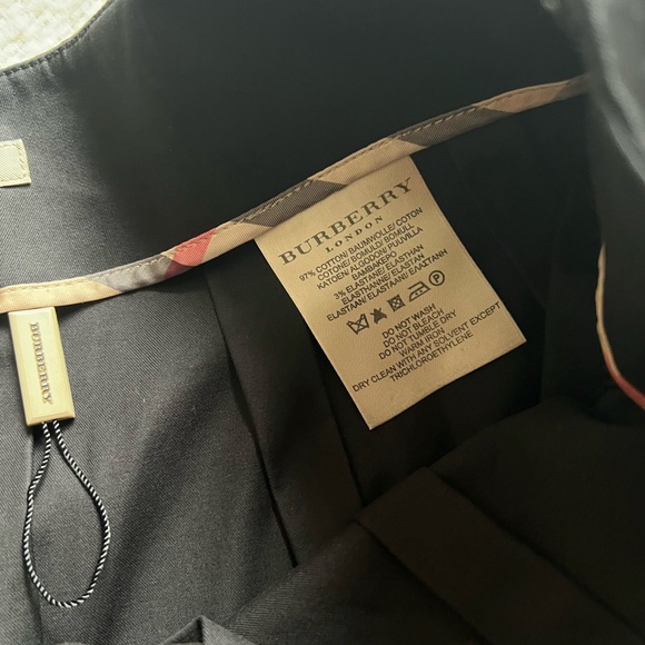 Burberry cotton blend mini skirt with pockets pleated - Picture 5 of 11